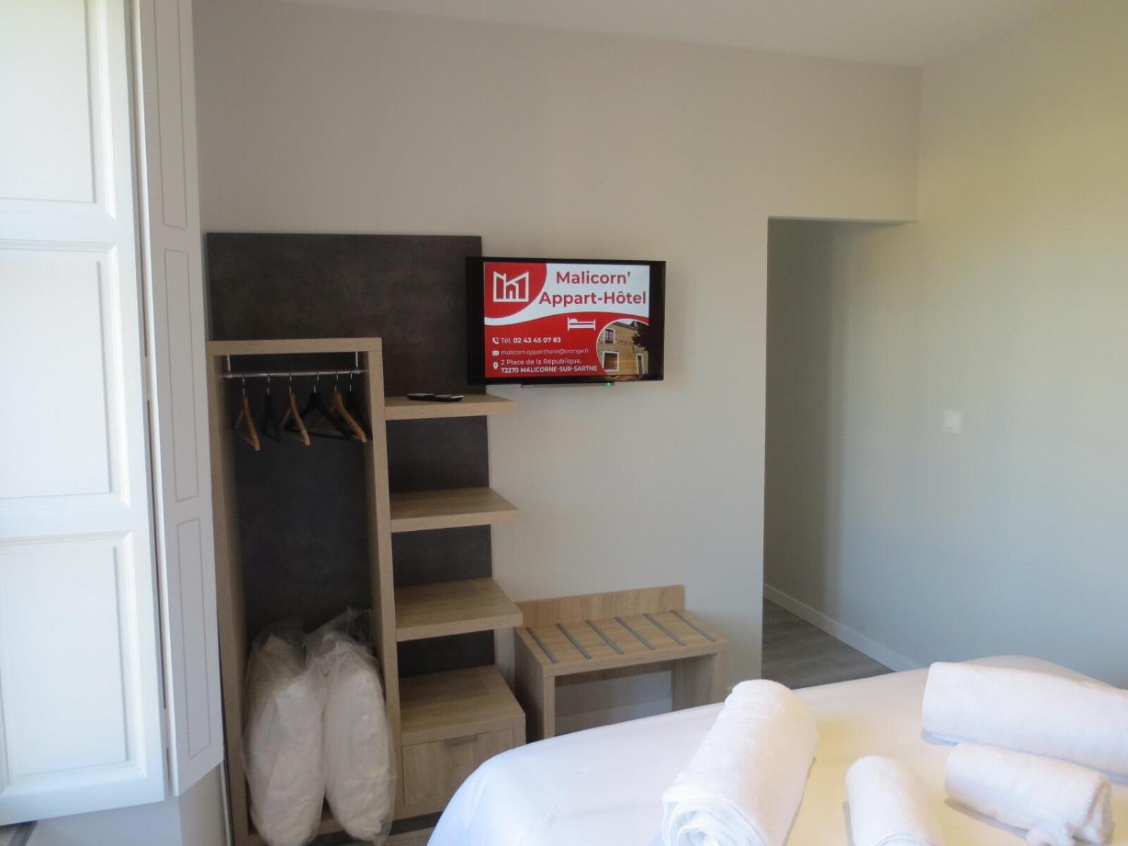 Malicorn' Appart-Hotel Malicorne-sur-Sarthe Rum bild